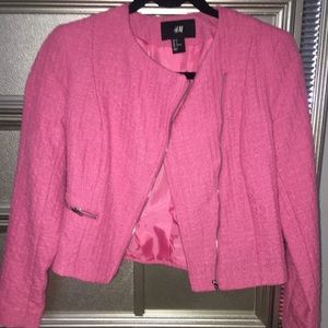 Pink blazer jacket size 2